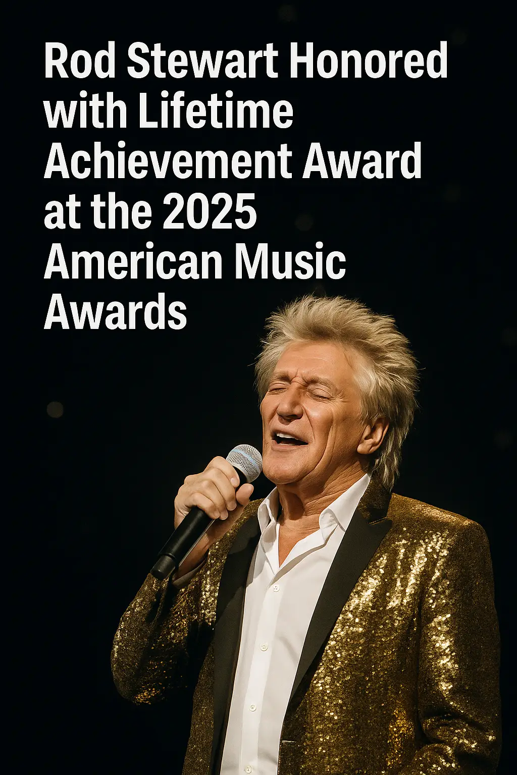 Rod Stewart Honored with Lifetime Achievement Award at the 2025 American Music Awards